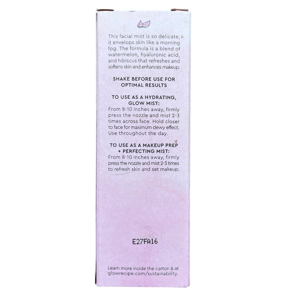 Glow Recipe Watermelon Glow Ultra Fine Facial Mist Setting Spray Makeup Primer - Picture 6 of 6